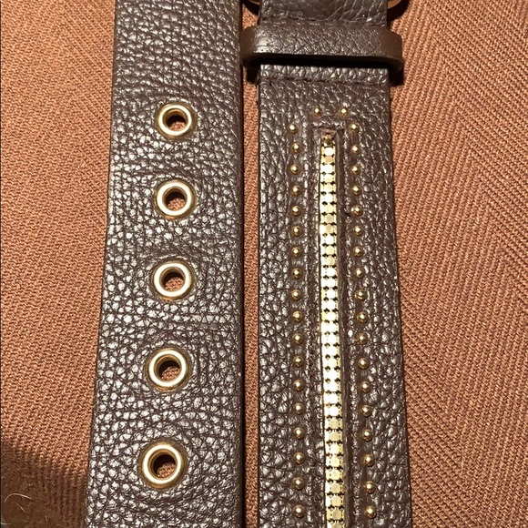 Michael Kors leather inlay/studs belt in EC - Picture 11 of 15